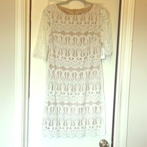 White lace dress established 1962